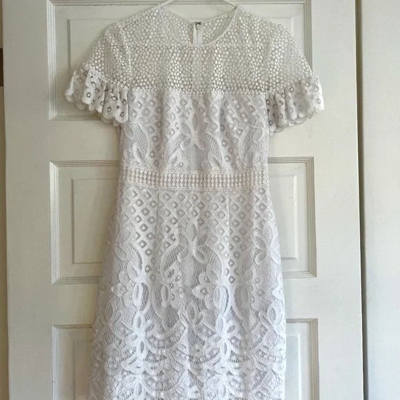 Club Monaco White Size 2 Wollstan Lace Dress - ONLY WORN ONCE